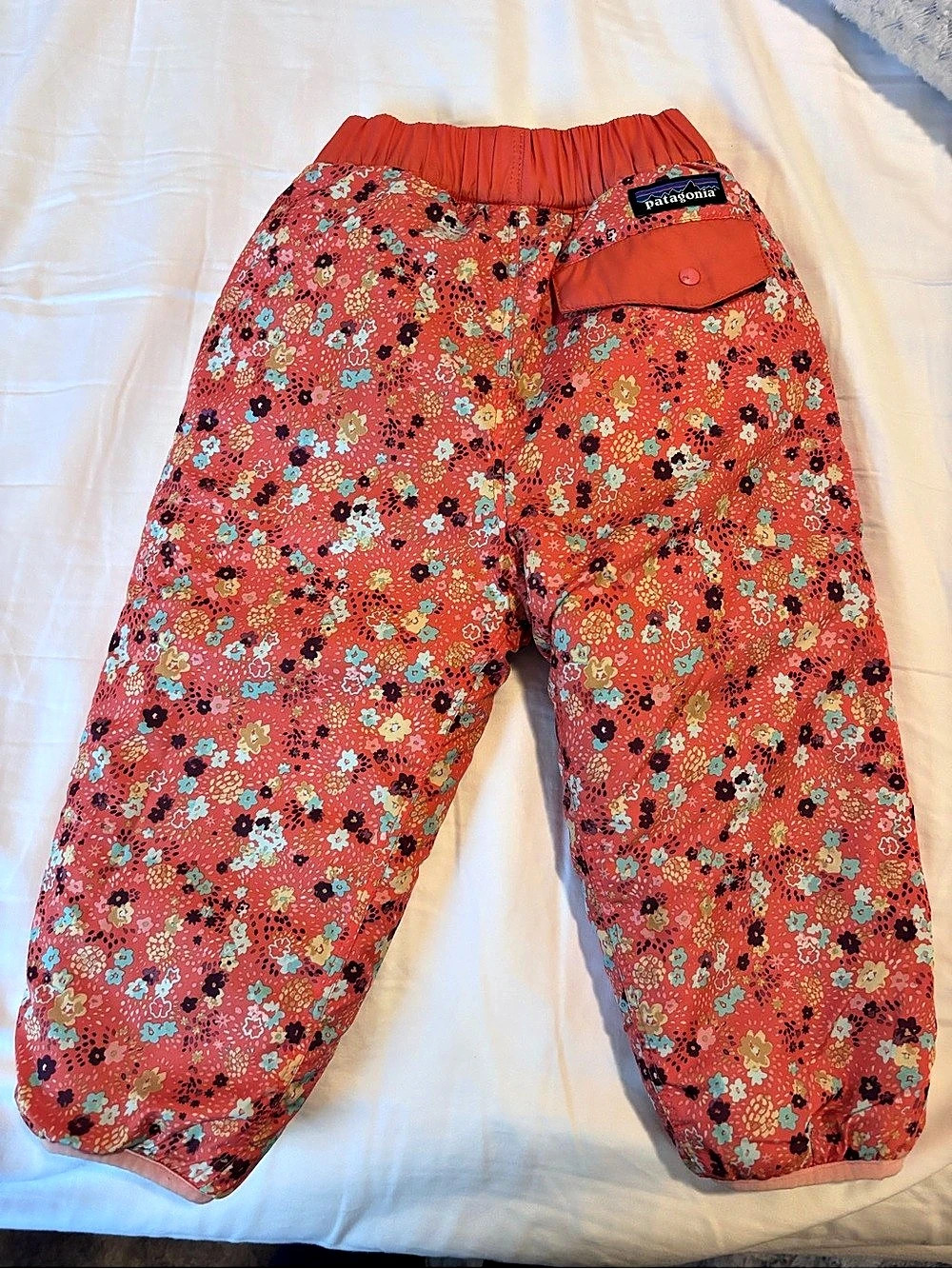 Patagonia Baby Reversible Tribbles Pants Kids Reversible Floral Pants